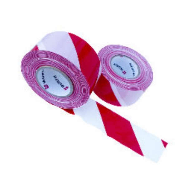 RED AND WHITE WARNING TAPE